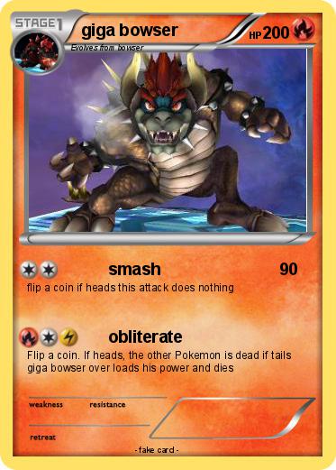 Pokemon giga bowser