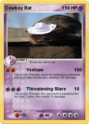 Pokemon Cowboy Rat