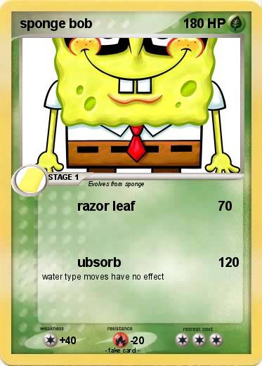 Pokemon sponge bob