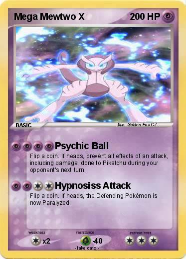Pokemon Mega Mewtwo X