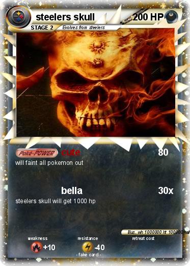 Pokemon steelers skull