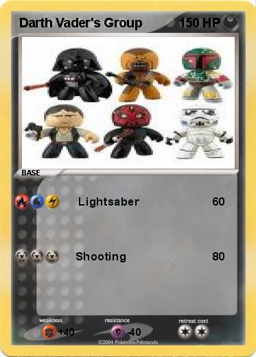 Pokemon Darth Vader's Group