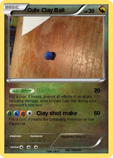 Pokemon Cute Clay Ball