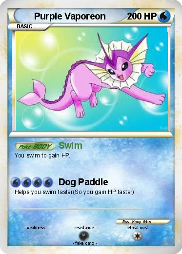 Pokemon Purple Vaporeon