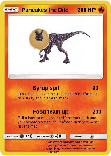 Pokemon Pancakes the Dilo