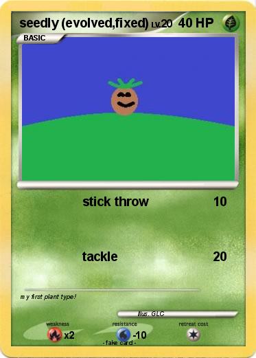 Pokemon seedly (evolved,fixed)