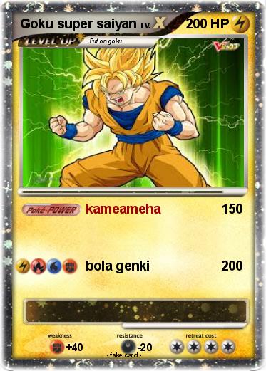 Pokemon Goku super saiyan