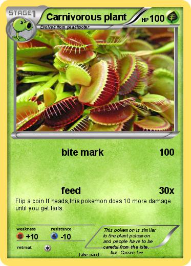 Pokemon Carnivorous plant