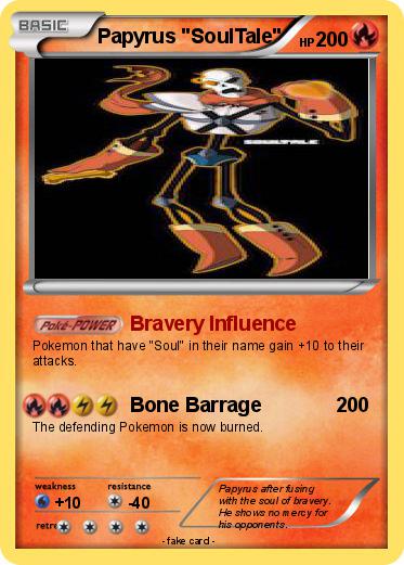 Pokemon Papyrus "SoulTale"
