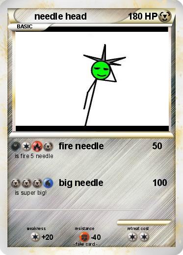 Pokemon needle head