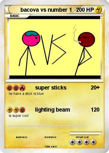 Pokemon bacova vs number 1