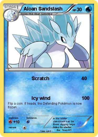 Pokemon Aloan Sandslash