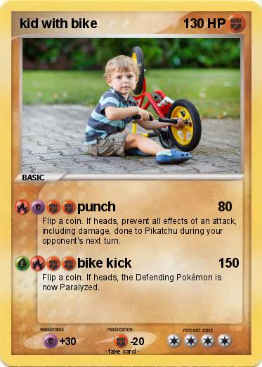 Pokemon kid with bike