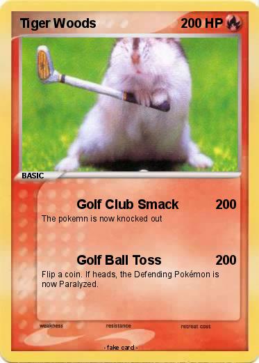 Pokemon Tiger Woods