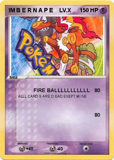 Pokemon IM B E R N A P E    LV.X