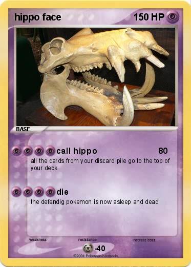 Pokemon hippo face