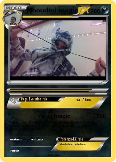 Pokemon houdini magic