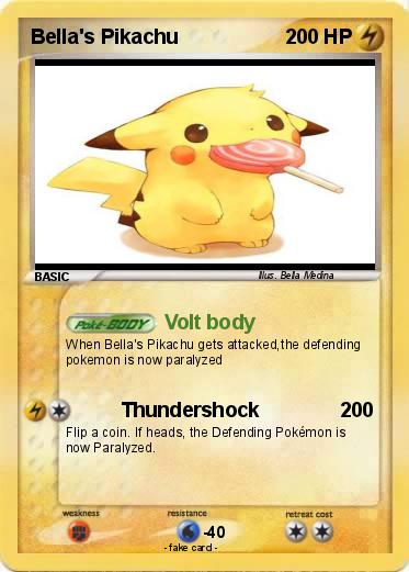 Pokemon Bella's Pikachu