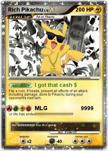 Pokemon Rich Pikachu