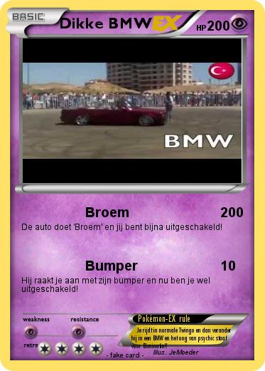Pokemon Dikke BMW