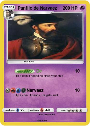 Pokemon Panfilo de Narvaez