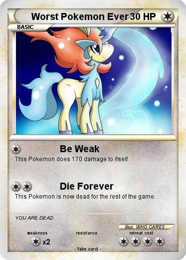 Pokemon Worst Pokemon Ever