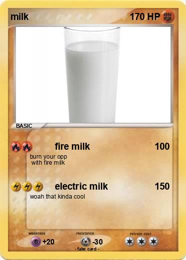 Pokemon milk