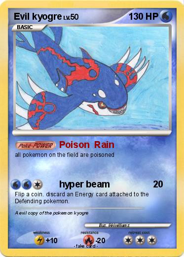 Pokemon Evil kyogre