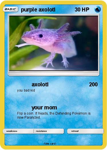 Pokemon purple axolotl