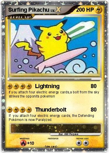 Pokemon Surfing Pikachu