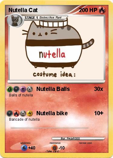 Pokemon Nutella Cat