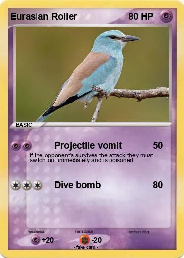 Pokemon Eurasian Roller