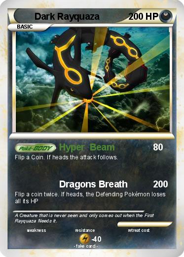 Pokemon Dark Rayquaza
