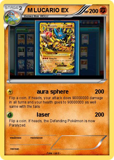 Pokemon M LUCARIO EX