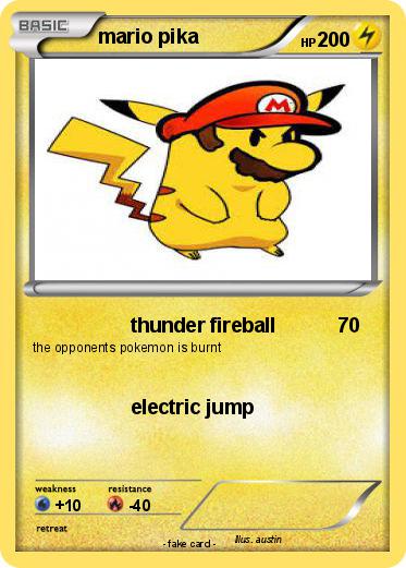 Pokemon mario pika