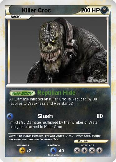 Pokemon Killer Croc