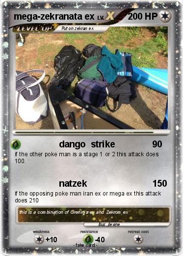 Pokemon mega-zekranata ex