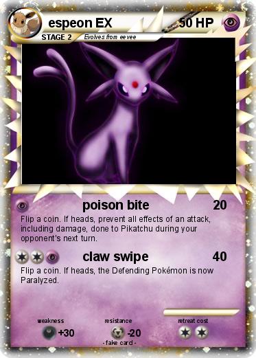 Pokemon espeon EX