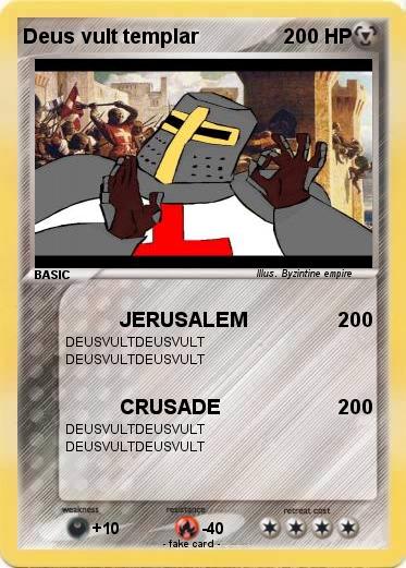 Pokemon Deus vult templar