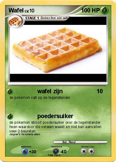 Pokemon Wafel