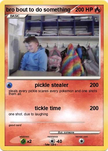 Pokemon bro bout to do something