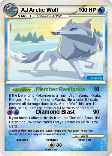 Pokemon AJ Arctic Wolf