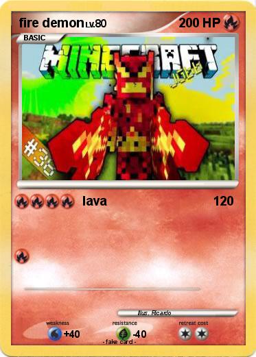 Pokemon fire demon