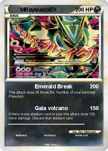 Pokemon MRayquazaEX