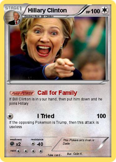 Pokemon Hillary Clinton