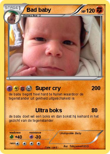 Pokemon Bad baby