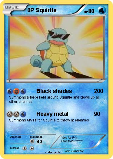 Pokemon 0P Squirtle