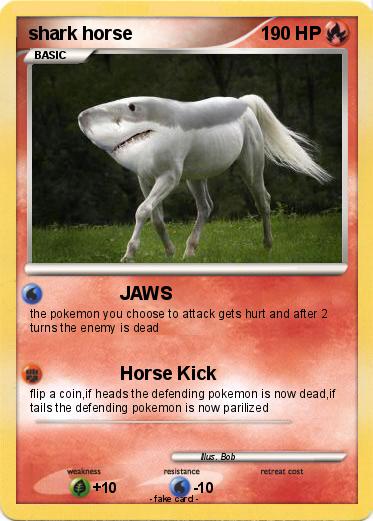 Pokemon shark horse