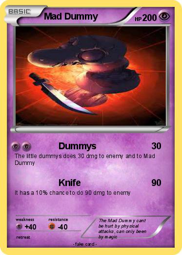 Pokemon Mad Dummy