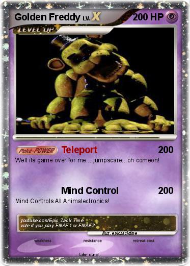 Pokemon Golden Freddy